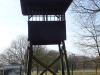 Een bewakingstoren van Kamp Westerbork