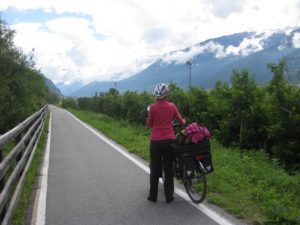 De prima Radweg naar Merano