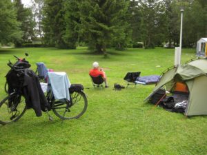 De mooie camping van Mülhausen bij Augsburg