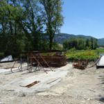 De fietsbrug die eind 2018 zou zijn opgeleverd...