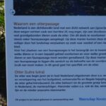 Een Otterpassage in de weg van Langelo naar Lieveren