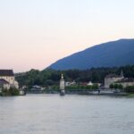 Seyssel met een mooie brug over de Rhône