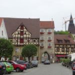 Oude stadspoort in Berching