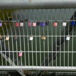 De Eiserner Steg brug met liefdesslotjes