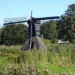 Een wat grotere windmolen dan de Tjasker (zie 5 foto's verderop)