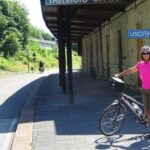 Na het treinreisje weer fietsen!
