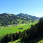 Uitzicht in de vallei