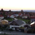 Uitzicht vanuit Scheidegg op de Bodensee.