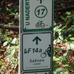 De fietsroute LF14