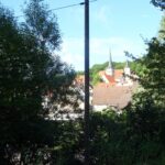 Braunsbach vanaf de camping.