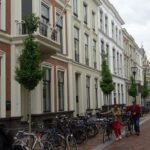 Oude herenhuizen in Deventer.