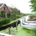 Het kleine haventje van Jorwert.