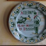Wandtegeltje in het Café in IJlst.