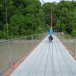 De hangbrug over de Inn