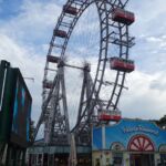 Het reuzenrad in het Prater.
