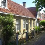 Oude huisjes in Harlingen.