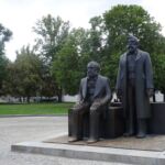 Standbeeld van Karl Marx en Friedrich Engels