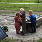 De kleuters bij De Onlanderij