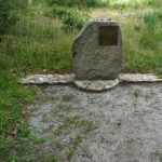 Het monument voor de bemanningsleden.