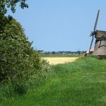 Molen in de buurt van Kimswerd.