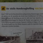 Het graven voor de aan te leggen spoorweg