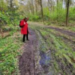 Beetje erg modderig pad (2)