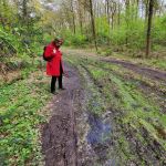 Beetje erg modderig pad (2)